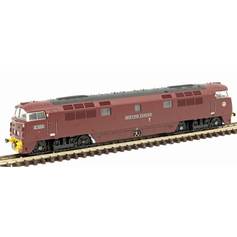 Dapol N Gauge Class 52 D1008 Western Harrier BR Maroon