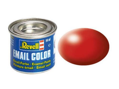 Revell Enamel Paint 'Email' (14ml) Solid Silk Matt Fiery Red