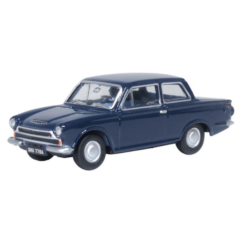 OO Gauge Oxford Diecast Ford Cortina MkI Anchor Blue