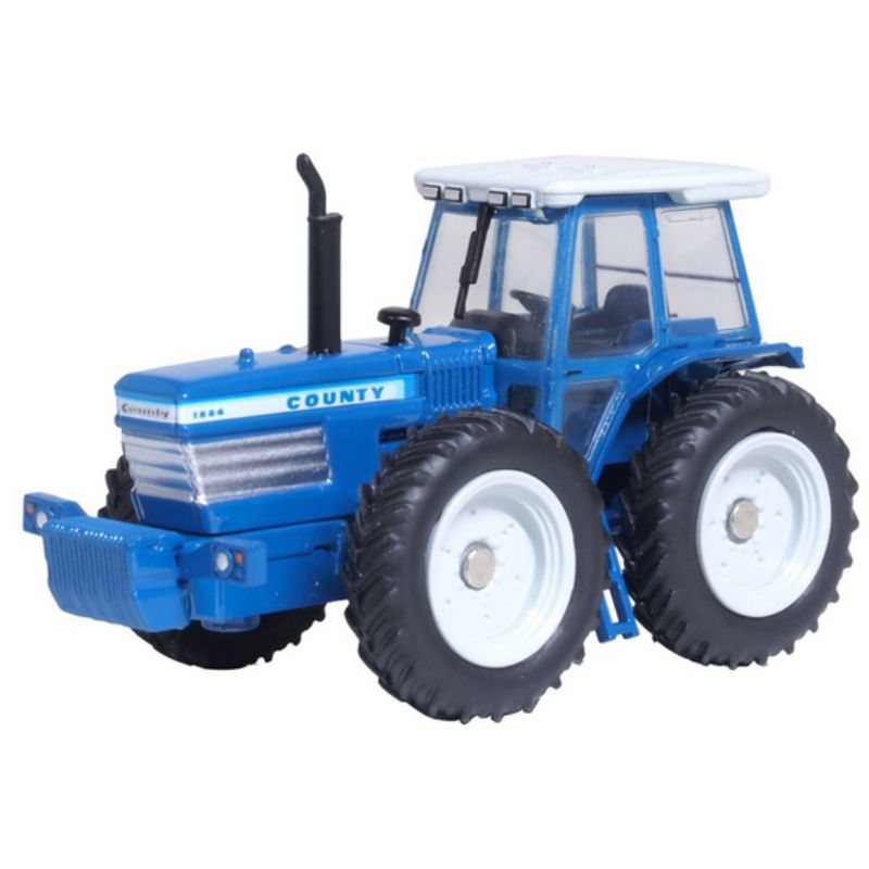 OO Gauge Oxford Diecast Ford County Tractor Blue