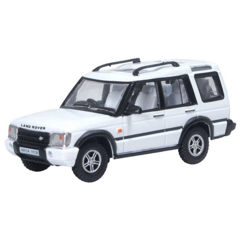 OO Gauge Oxford Diecast Land Rover Discovery 2 Chawton White