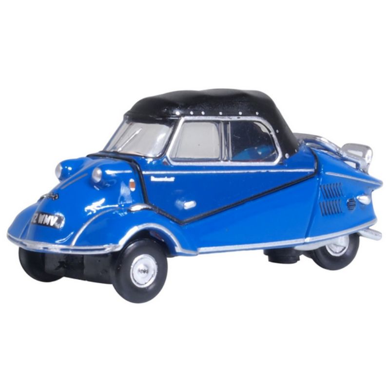 OO Gauge Oxford Diecast Messerschmitt KR200 Bubble Car Royal Blue