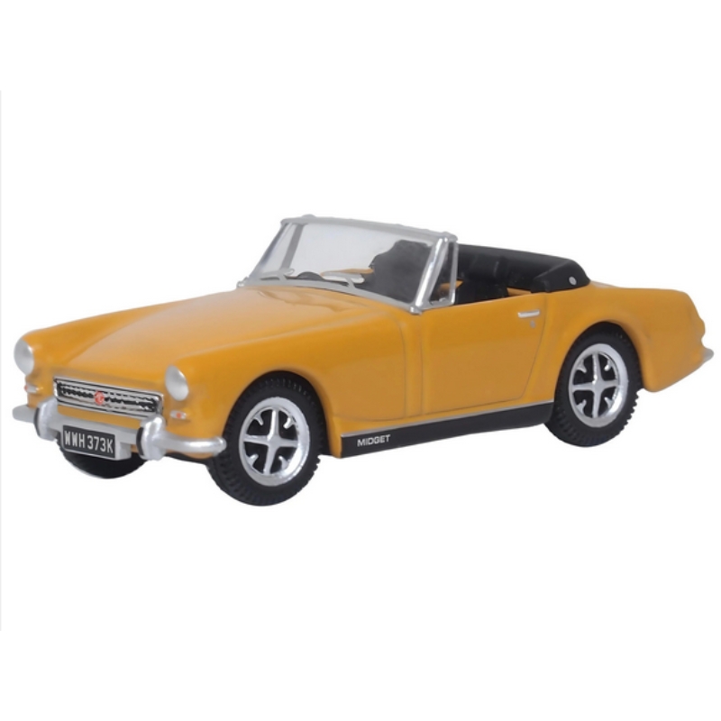 OO Gauge Oxford Diecast MG Midget MkIII Bronze Yellow