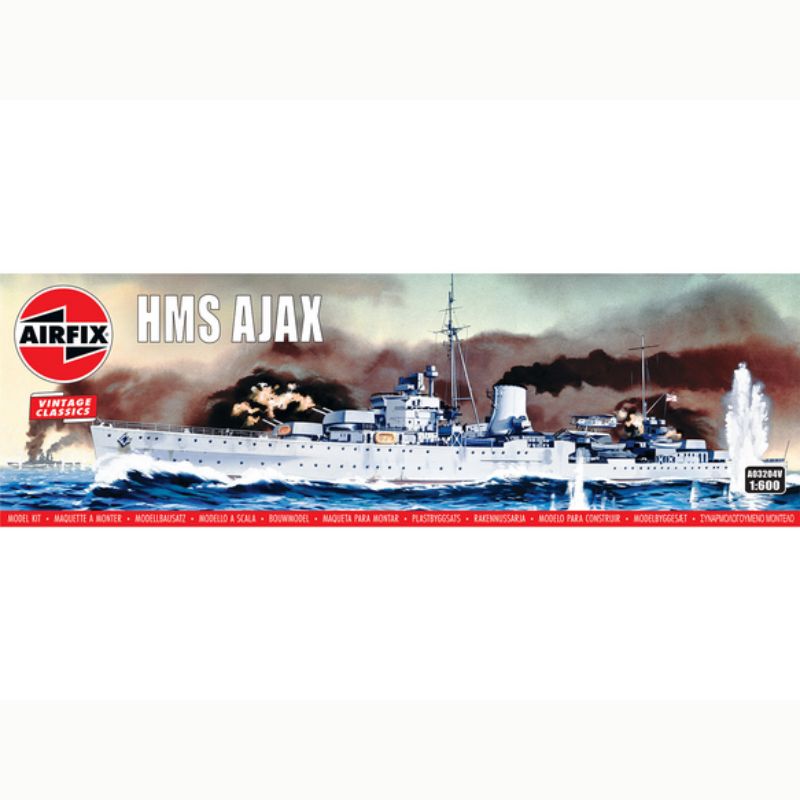 Airfix Vintage Classics HMS Ajax (1:600 Scale)