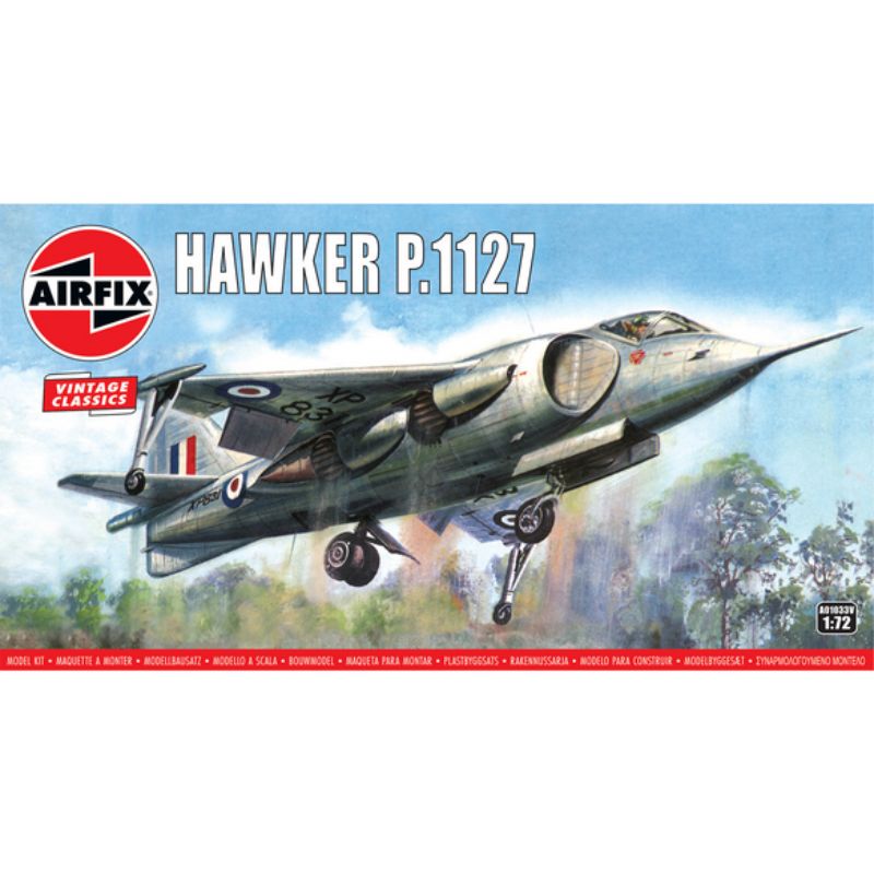 Airfix Vintage Classics British Hawker P.1127 (1:72 Scale)