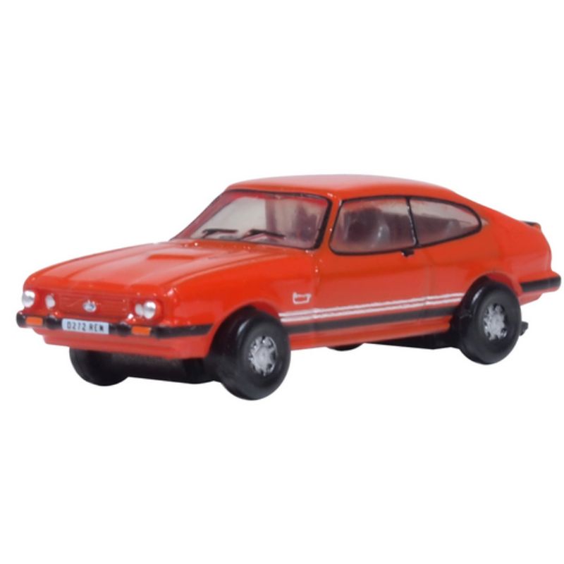 OO Gauge Oxford Diecast Ford Capri Mk3 Sebring Red