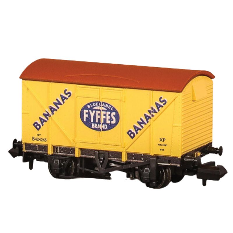 PECO N Gauge BR Vanfit Wagon - Fyffes Bananas