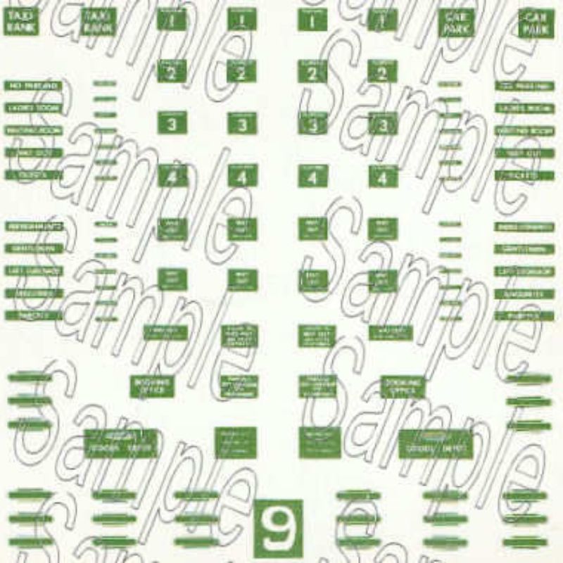 N Gauge Tiny Signs BR (Southern Region) Station Signs TSN9S