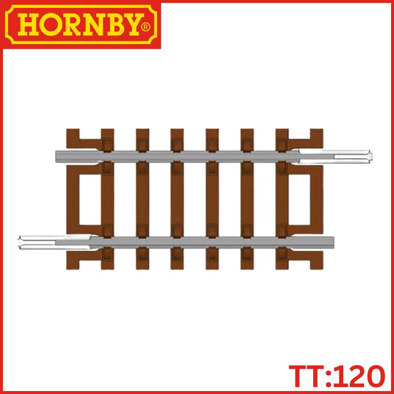 Hornby TT:120 Quarter Straight Track 41.5mm