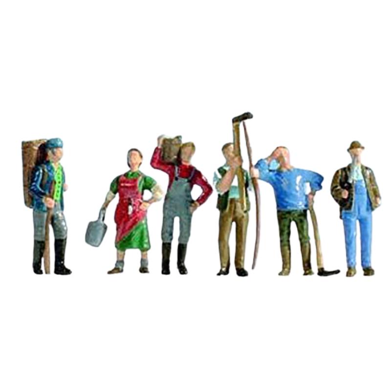 Noch HO/OO Wine Growers (6) Figure Set