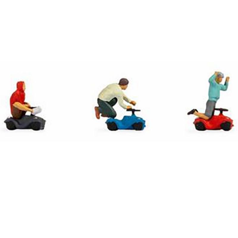 Noch HO/OO Bobby Car Racers (3) Figure Set