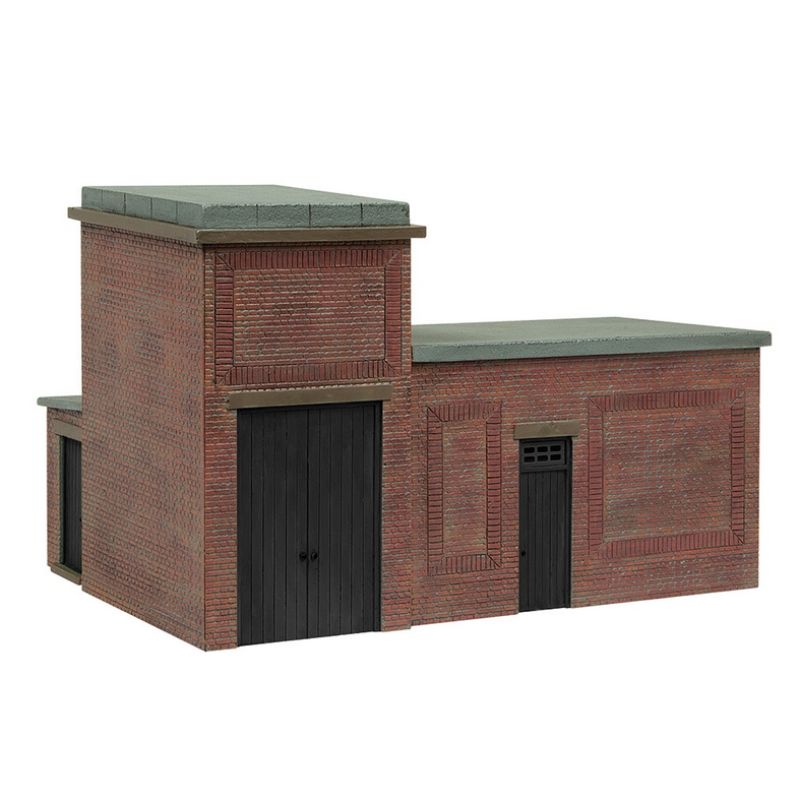 Bachmann OO Gauge Lineside Brick Substation Black