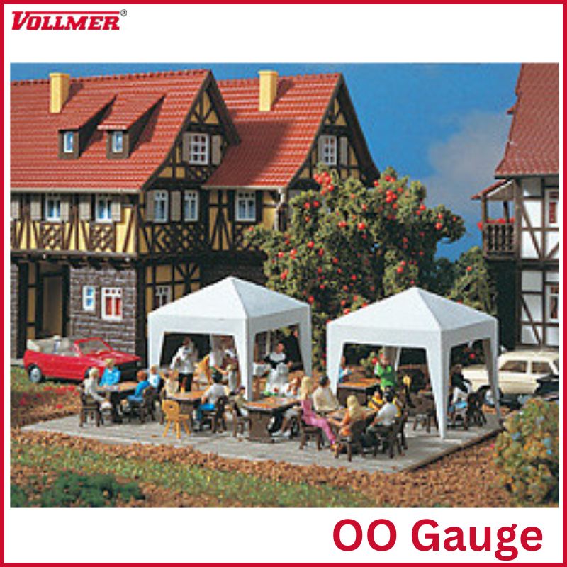 Vollmer OO/HO Party Tents (2) Kit