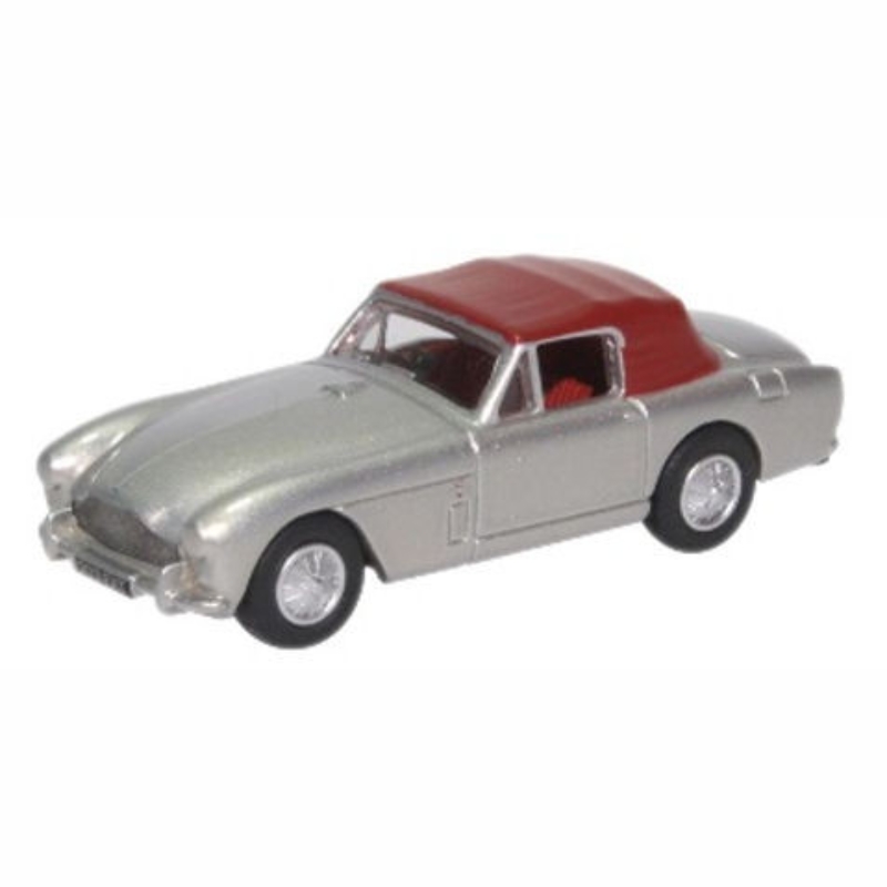 OO Gauge Oxford Diecast Aston Martin DB2 MkIII DHC Snow Shadow Silver