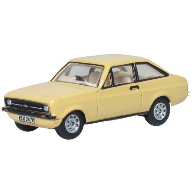 OO Gauge Oxford Diecast Ford Escort Mk2 Sahara Beige