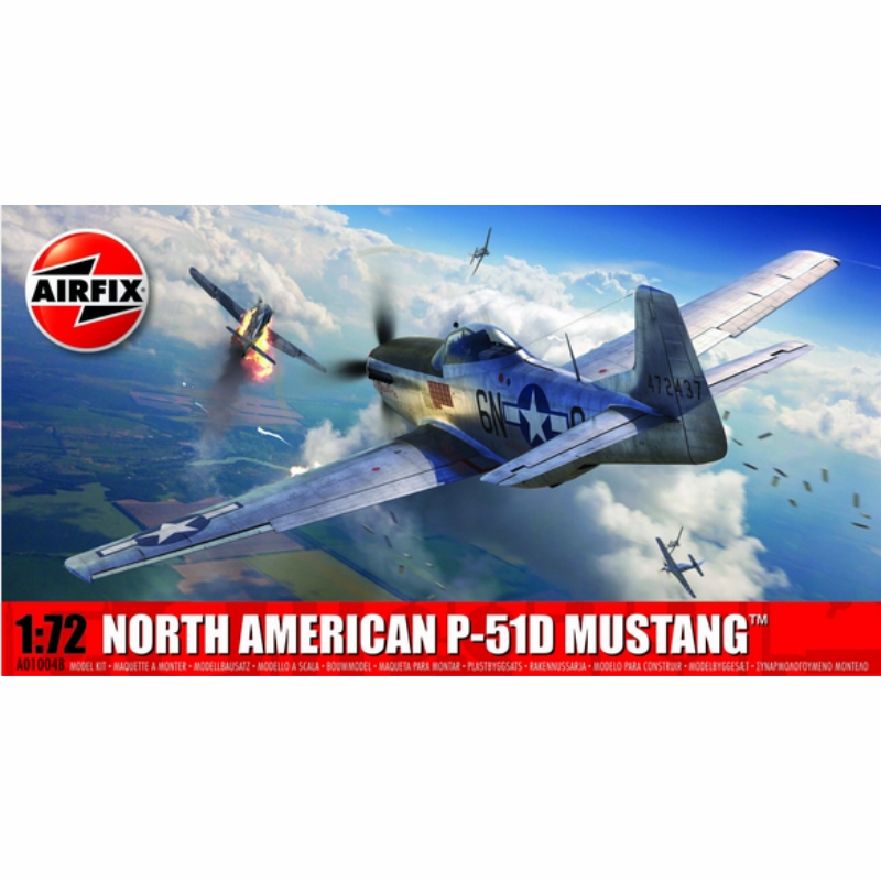 Airfix US North American P-51D Mustang (1:72 Scale)