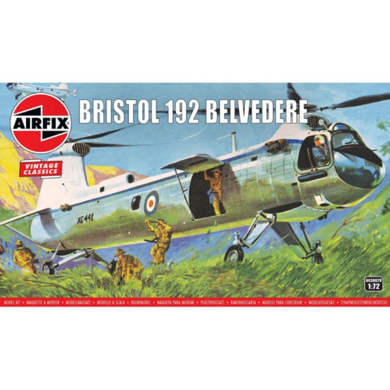 Airfix Vintage Classics British Bristol 192 Belvedere (1:72 Scale)