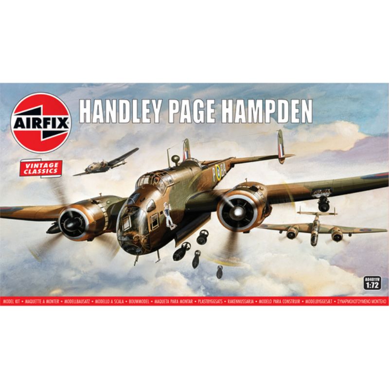 Airfix Vintage Classics British Handley Page Hampden (1:72 Scale)