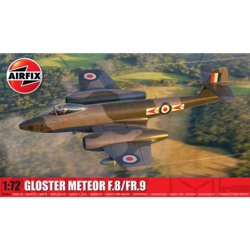 Airfix British Gloster Meteor F.8/FR.9 (1:72 Scale)