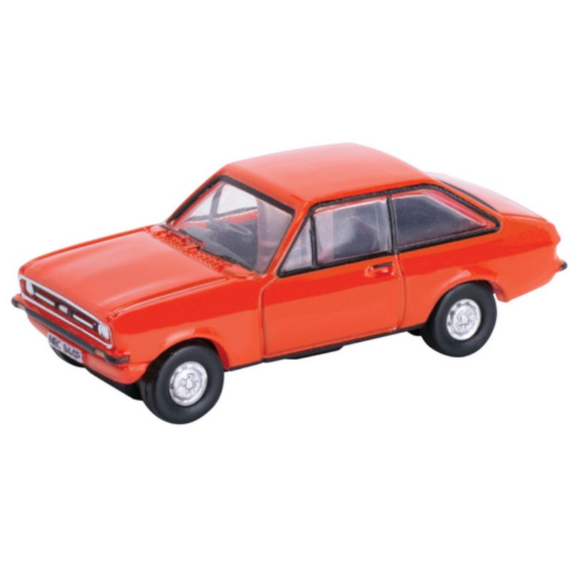 N Gauge Oxford Diecast Ford Escort Mk2 Carnival Red