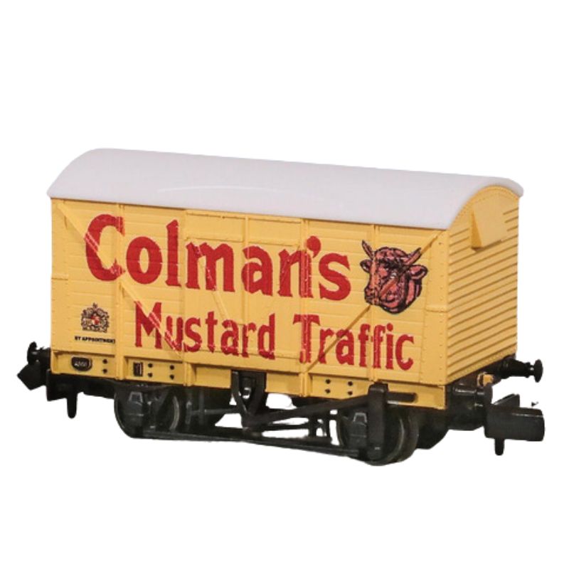 PECO N Gauge BR Vanfit Wagon - Colman's Mustard