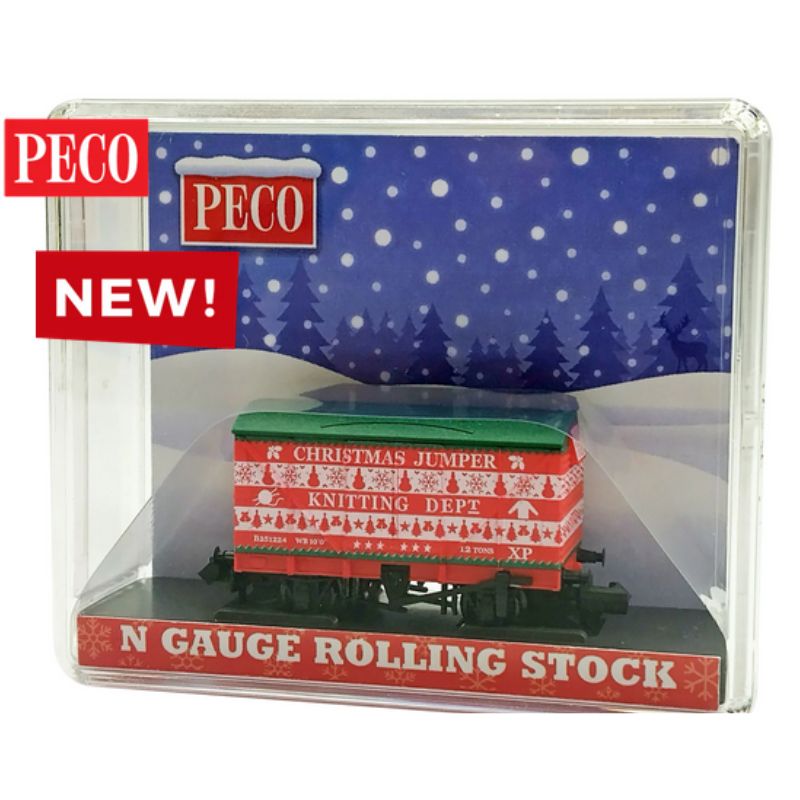 PECO N Gauge 'Christmas Jumper Dept' Vanfit