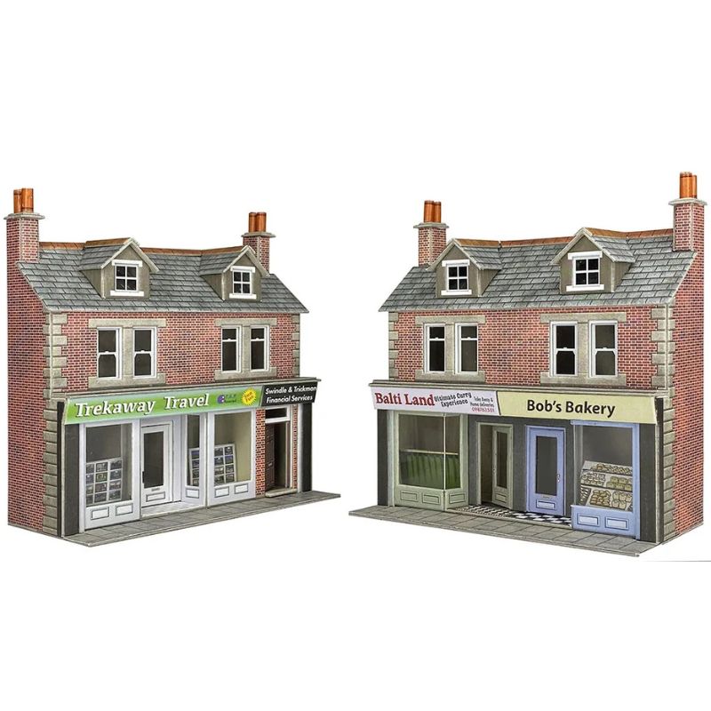 Metcalfe OO/Ho Scale Low Relief Shop Fronts  Brick