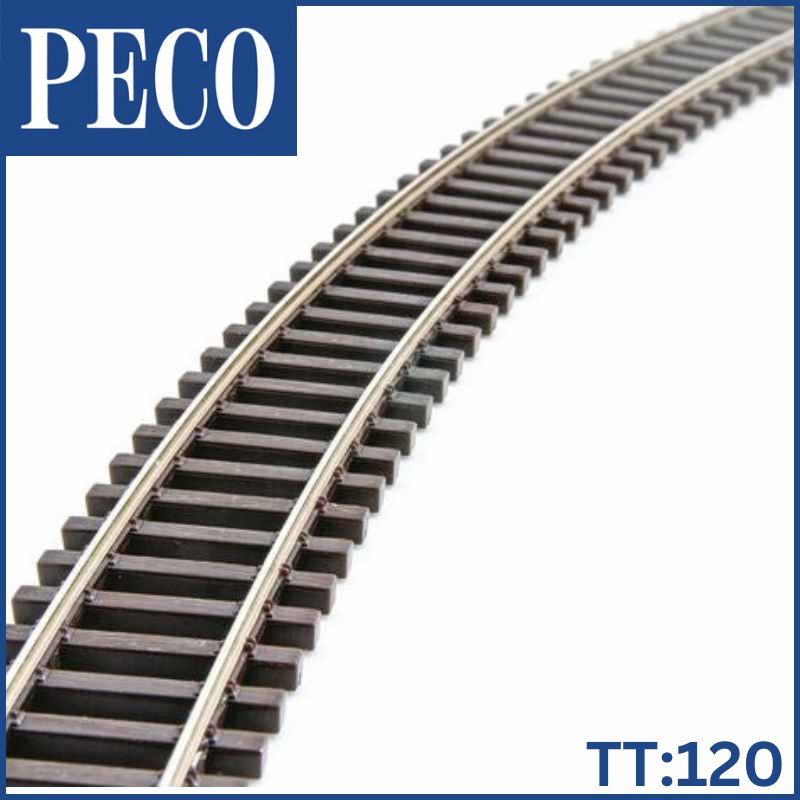 PECO TT:120 C55 Flexible Track, Wooden Sleeper