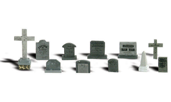 N Gauge Tombstones - Dream Steam