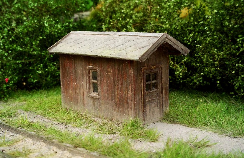 Model Scene Switch-men's shed HO Scale 1:87 Kit